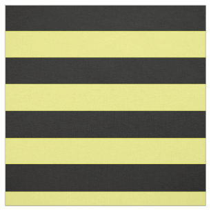 Tissu Rayures jaunes et noires
