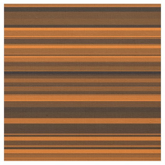 Tissu Rayures Marron Orange (Fermer)