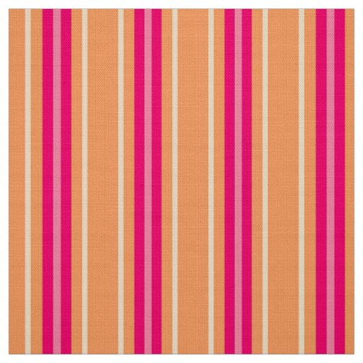 Tissu Rayures modernes de la moitié du siècle, rose (Échantillon)