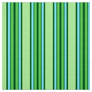 Tissu Rayures modernes de la moitié du siècle, vert de
