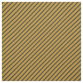 Tissu Rayures or et marine (Échantillon)