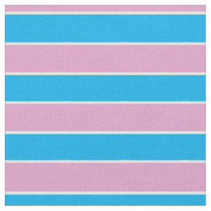 Tissu Rayures roses, bleues et blanches