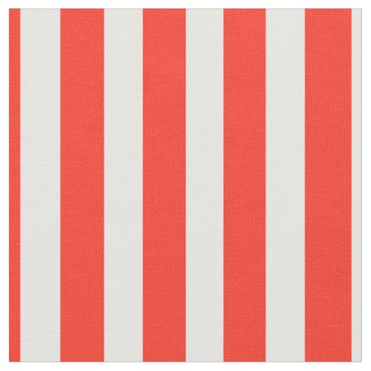 Tissu Rayures rouges et blanches de cirque de cabane (Fermer)