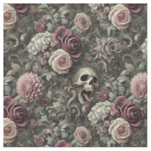 Tissu Reaping in the Rose - Carrelage classique gothique