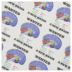 Tissu Recherché un humour anatomique de cerveau de