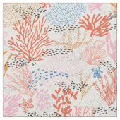 Tissu Récif coralien (Fermer)
