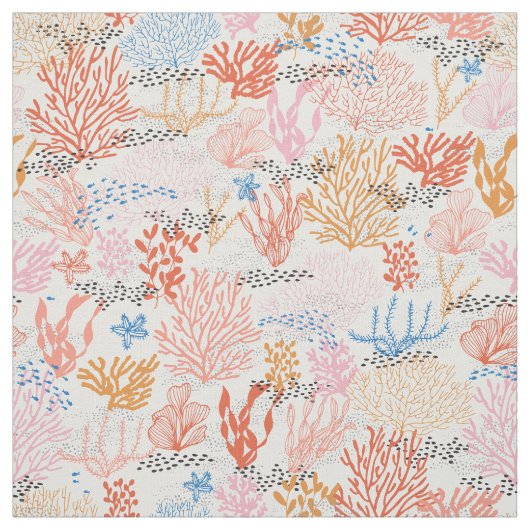 Tissu Récif coralien (Échantillon)