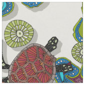 Tissu récif de tortues (Fermer)