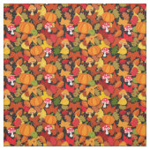 Tissu Récolte d'automne sur le sol forestier (Échantillon)