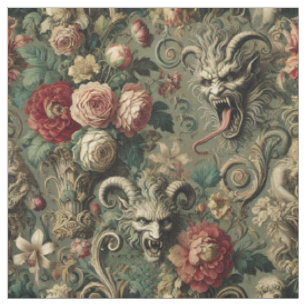 Tissu Récolte Renégade - Carreau de déclaration gothique