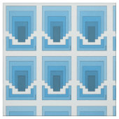 Tissu Rectangle Abstrait en bleu (Échantillon)