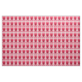 Tissu Rectangle Abstrait en rouge (Yard)