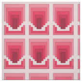Tissu Rectangle Abstrait en rouge (Échantillon)