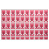 Tissu Rectangle Abstrait en rouge (Fat Quarter)