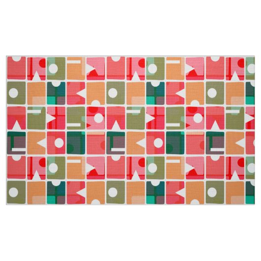 Tissu Rectangles Abstrait 120623 (Fat Quarter)