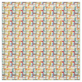 Tissu Rectangles Abstraites (Échantillon)