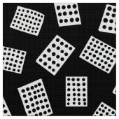 Tissu Rectangles Abstraites 081122 - Blanc sur noir (Fermer)