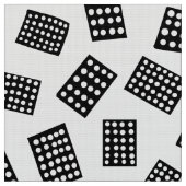 Tissu Rectangles Abstraites 081122 - Noir sur blanc (Fermer)