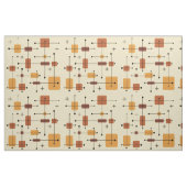 Tissu Rectangles arrondies Carré orange (Fat Quarter)