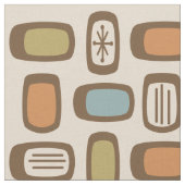 Tissu Rectangles arrondies MCM du milieu du siècle (Fermer)