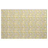 Tissu Rectangles arrondies MCM du milieu du siècle gris (Yard)