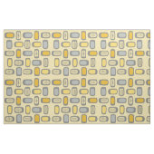 Tissu Rectangles arrondies MCM du milieu du siècle gris (Fat Quarter)