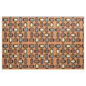 Tissu Rectangles arrondies MCM du milieu du siècle Orang (Fat Quarter)