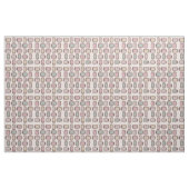 Tissu Rectangles arrondies MCM du milieu du siècle Pink (Yard)