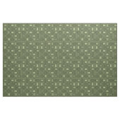 Tissu Rectangles arrondies MCM du milieu du siècle vert (Yard)