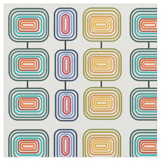 Tissu Rectangles concentrées (Fermer)