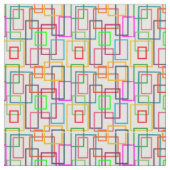 Tissu Rectangles de chevauchement (Fermer)