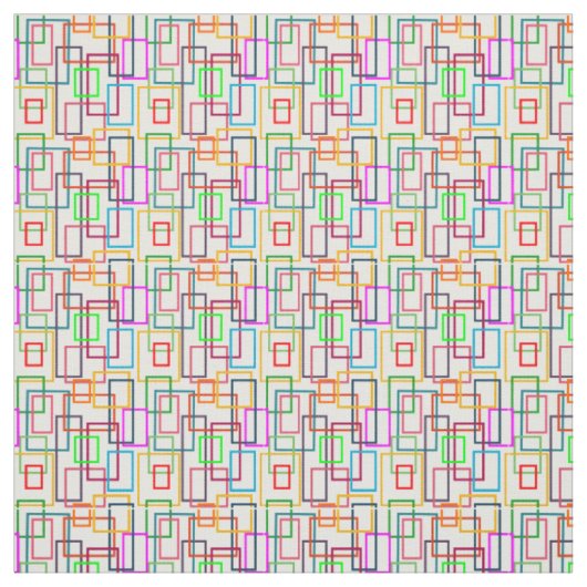 Tissu Rectangles de chevauchement (Échantillon)