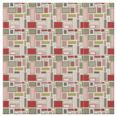 Tissu Rectangles de Noël Boho (Fermer)