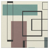 Tissu Rectangles modernes du milieu du siècle (Fermer)