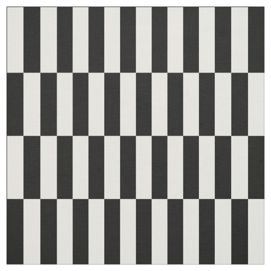 Tissu rectangles noirs et blancs (Échantillon)