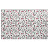 Tissu Red and Black, Quilting, Patchwork, Rustic, Modern (Yard)