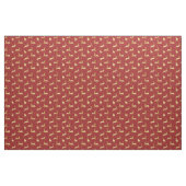 Tissu Red and gold Christmas (Yard)