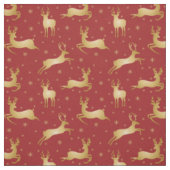 Tissu Red and gold Christmas (Échantillon)