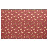 Tissu Red and gold Christmas (Fat Quarter)
