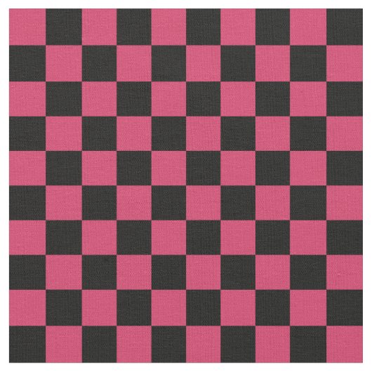 Tissu Red & Black Checkerboard (Fermer)
