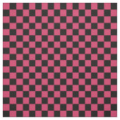 Tissu Red & Black Checkerboard (Échantillon)