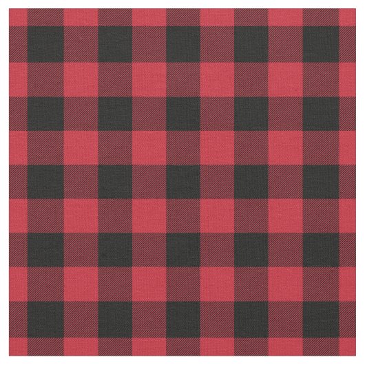 Tissu Red & Black Plaid Gingham (Fermer)