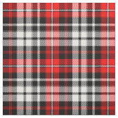 Tissu Red Black White Plaid Tartan Pattern Design  (Échantillon)