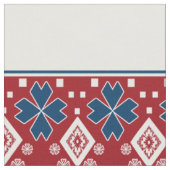 Tissu Red blue ornament (Fermer)