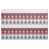 Tissu Red blue ornament (Fat Quarter)