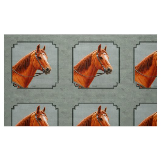 Tissu Red Dun Chestnut (Fat Quarter)