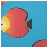 Tissu Red Duscus Tropical Fish Imprimer Motif (Échantillon)