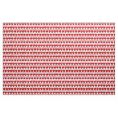 Tissu Red Foil Chocolat Coeurs Coeurs Saint-Valentin (Yard)