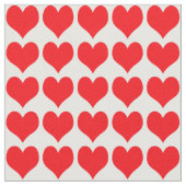 Tissu Red Hearts Pattern (Fermer)