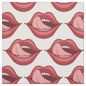 Tissu Red Lips Open Mouth Thunder_Cove (Échantillon)
